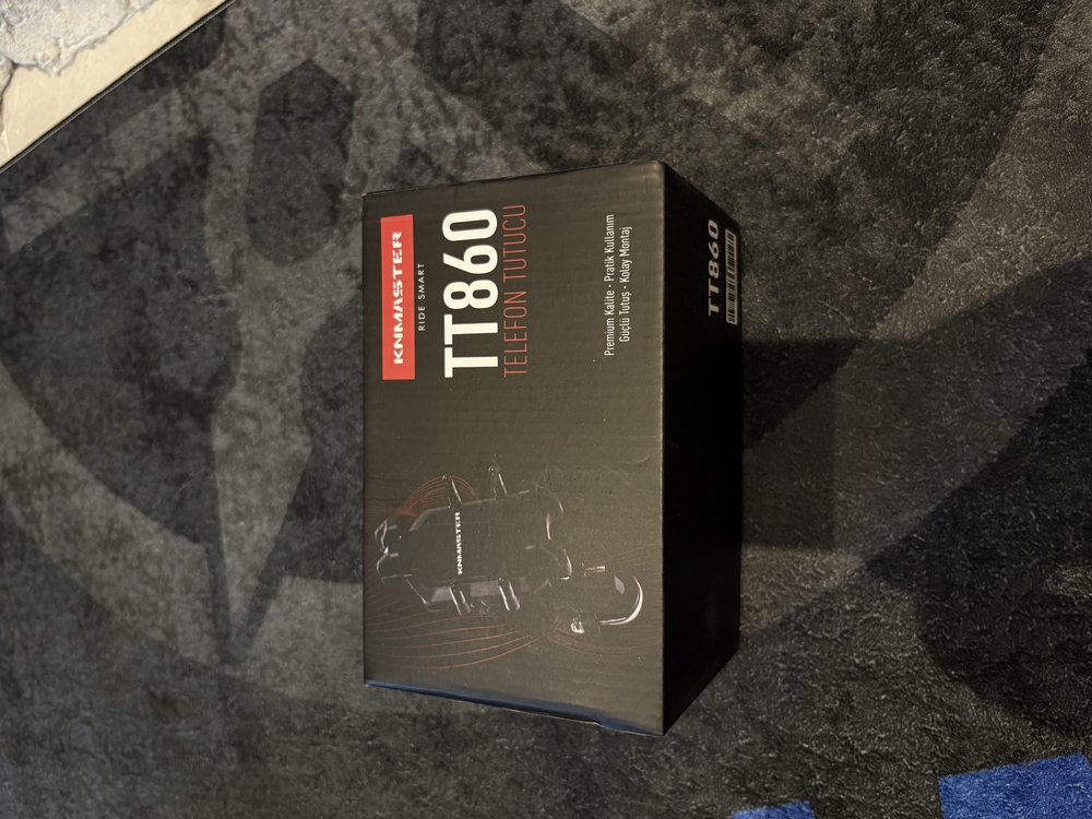 KNMASTER TT-860 TİTREŞİM ÖNLEYİCİ TÜM MOTOSİKLETLERE UYUMLU TELEFON TUTUCU