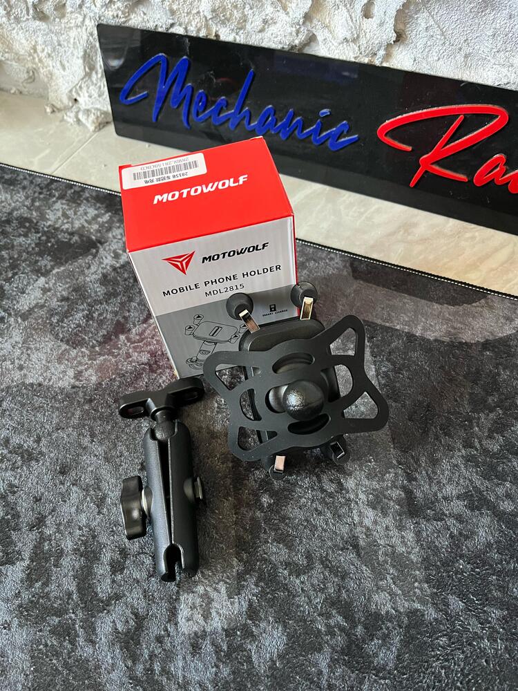 MOTOWOLF GİDON BAĞLANTILI MOTOSİKLET BİSİKLET TELEFON TUTUCU