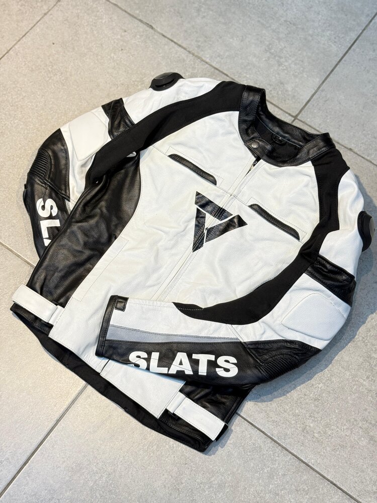 SLATS HÖRGÜÇLÜ HAKİKİ DERİ MOTOSİKLET MONTU M04