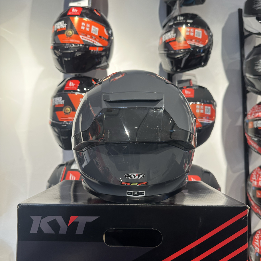 KYT R2R KASK PLAIN GREY