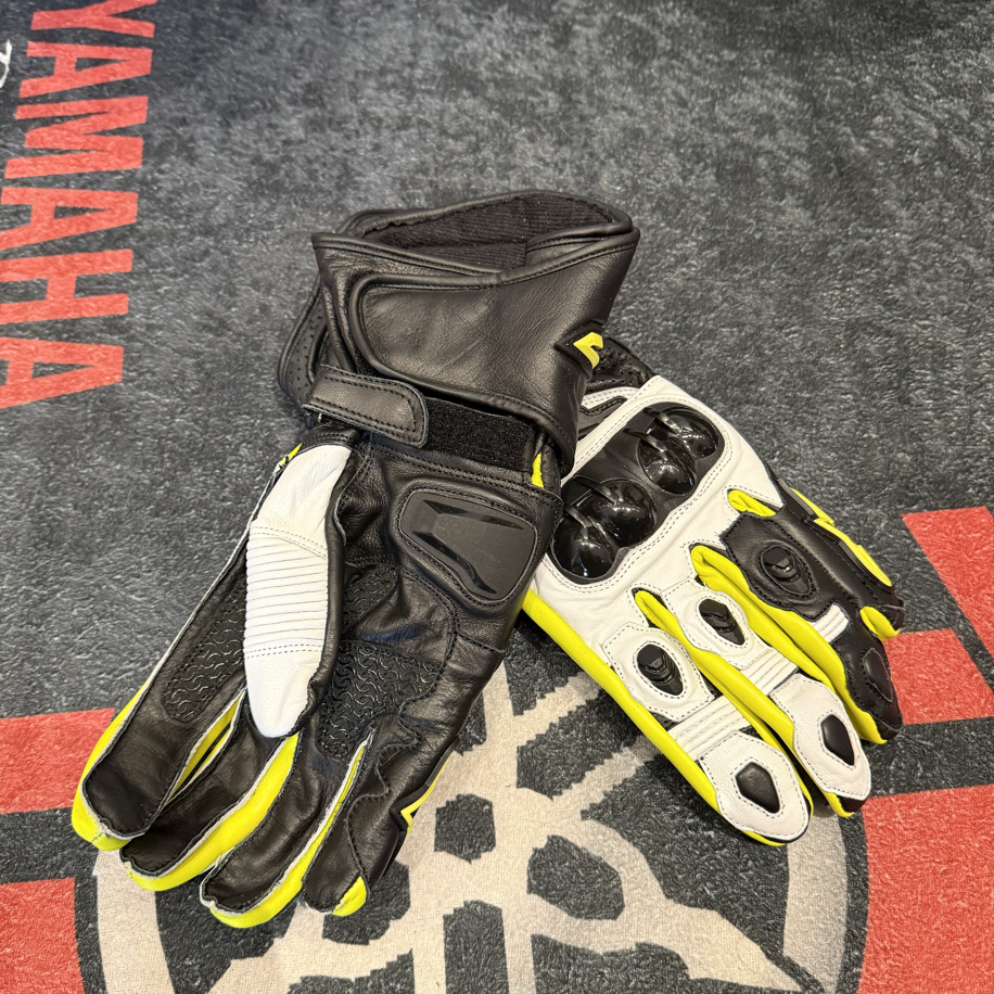 ALPİNESTARS GP FULL NEON HAKİKİ DERİ ELDİVEN M018